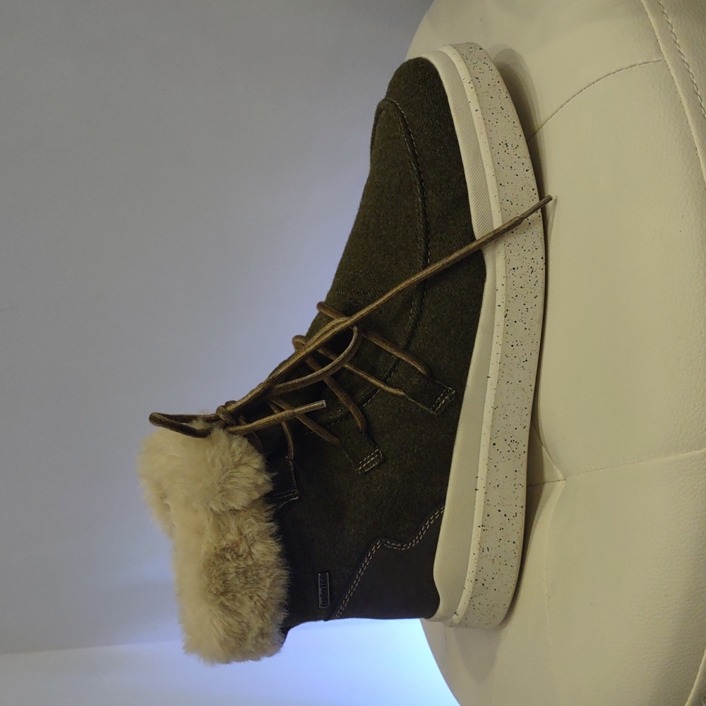 Romika Helsinki Fur Lined Fleece Lace Zip up women's Winter boots Shoes 40 9 1/2 - Picture 5 of 9